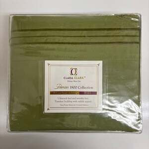 Clara Clark Premier 1800 Collection 4-Piece Sheet Set - Sage Green